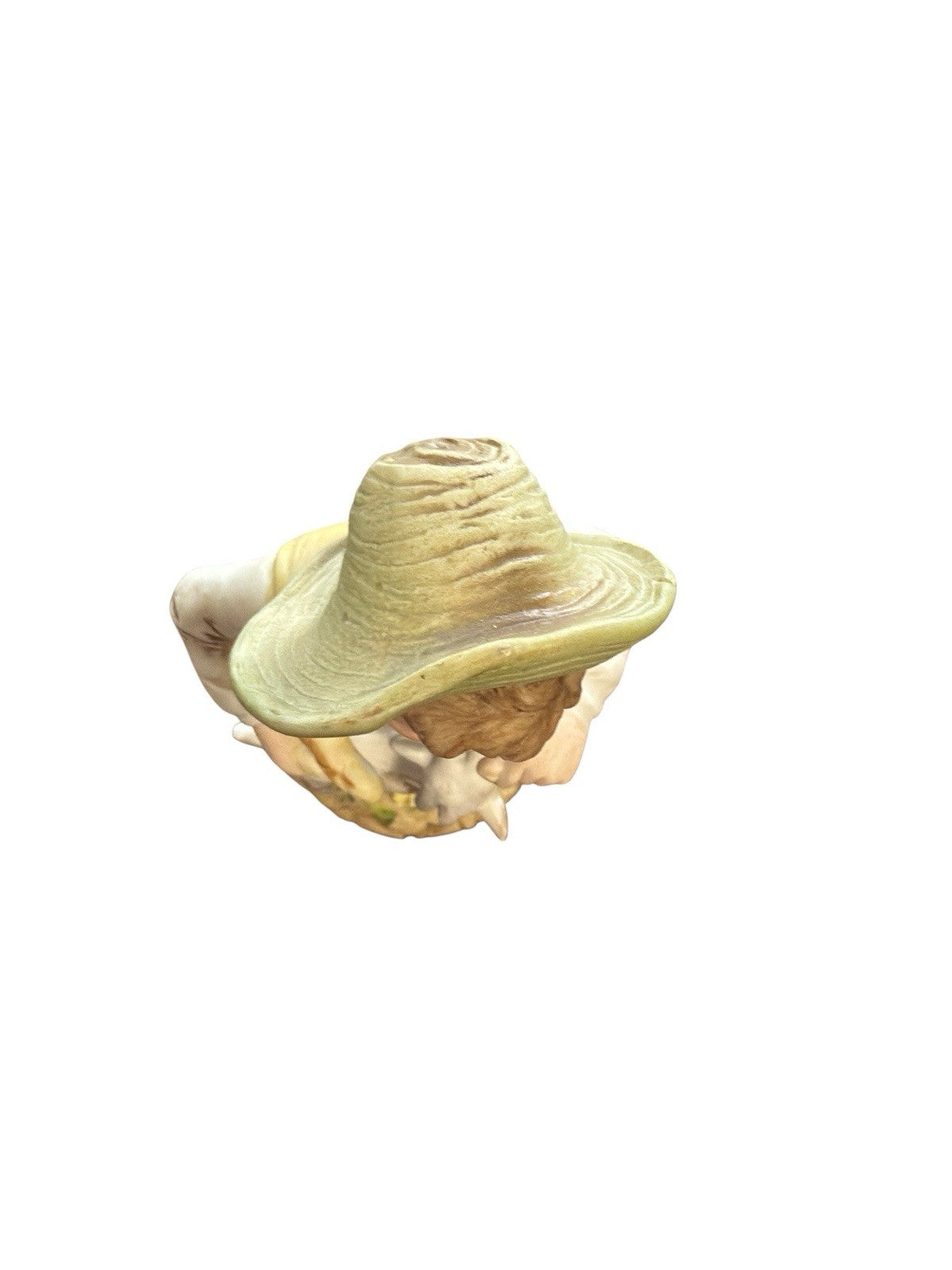 Boy With Lamb Figurine 8” Lenwile China Ardalt Japan Hand Painted Vintage