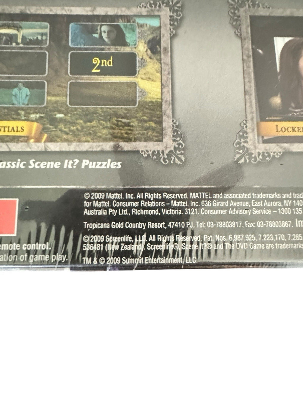 Board Game The DVD Twilight Scene It? Game Mattel 2009 New