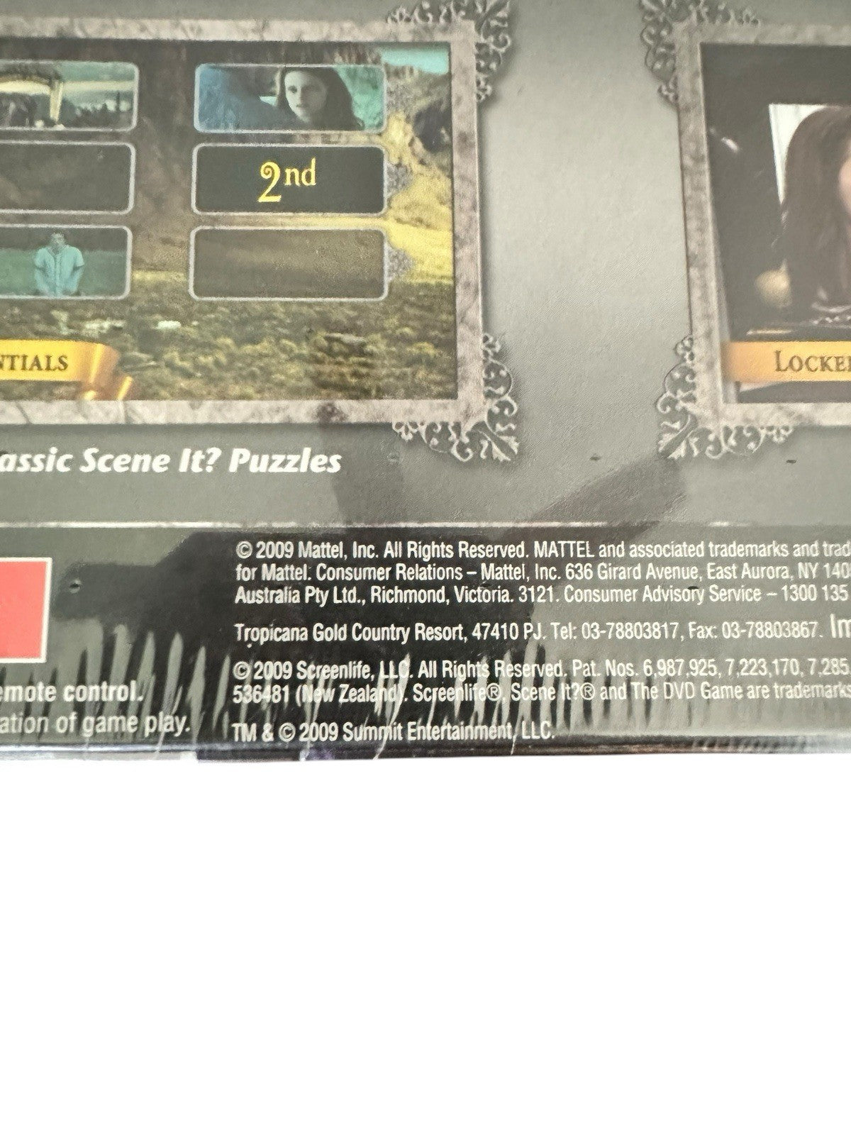 Board Game The DVD Twilight Scene It? Game Mattel 2009 New