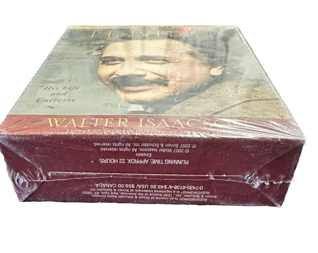 AudioBook Einstein His Life & Universe by Walter Isaacson (2007, Compact Disc)