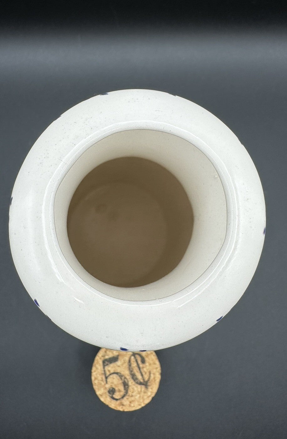 Coin Bank Wine Money Milk Jug Grapes Vines Hand Painted Crock Shop Santa Ana CA