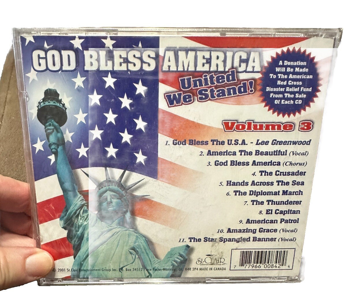 CD God Bless America Vol. 3 United We Stand (2001) Audio Music New
