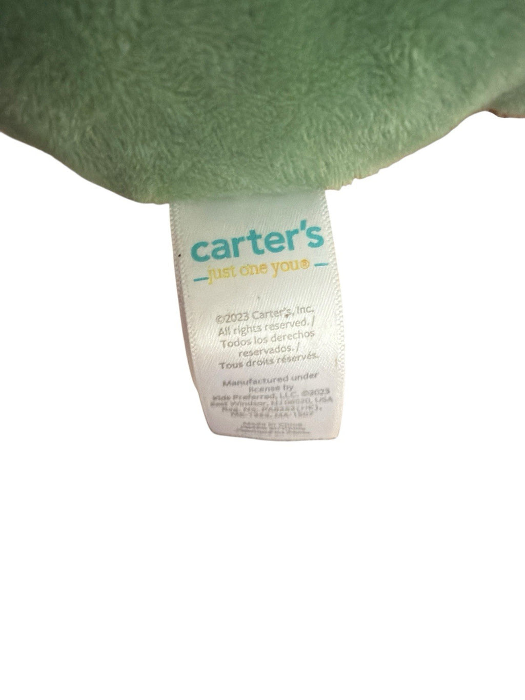 Carter's Just One You Avocado Plush Baby Stuffed Toy Target Preowned