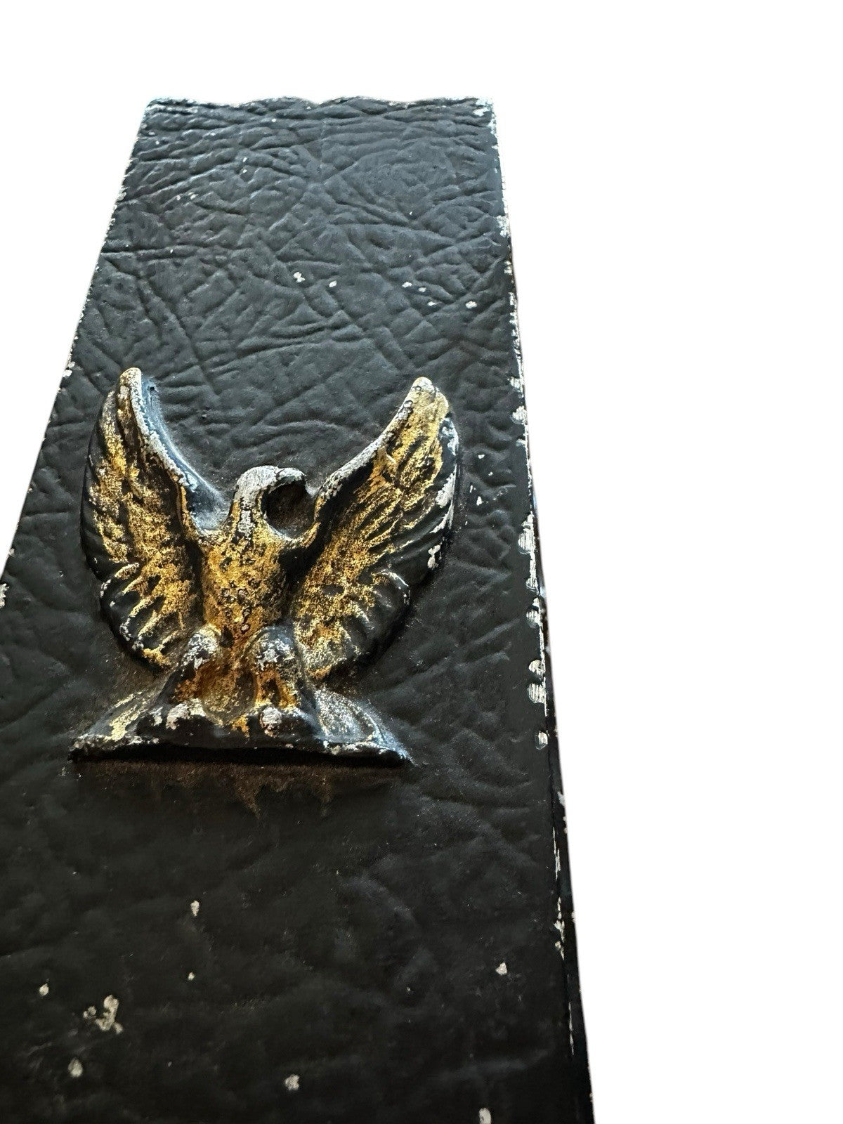 Match Stick Holder Retro Americana Eagle 1970 Cast Aluminum Steel Long Vintage