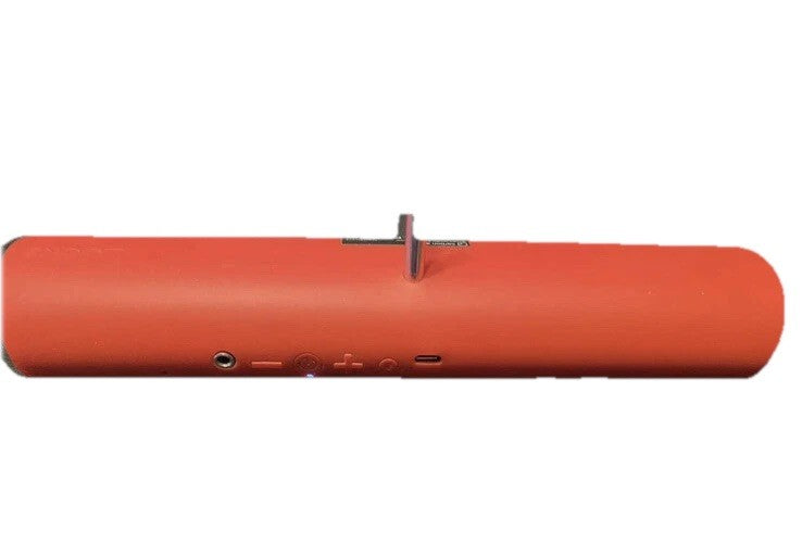 Bluetooth Wireless Speaker Carbon Audio Zooka Bar Red With Box Preowned