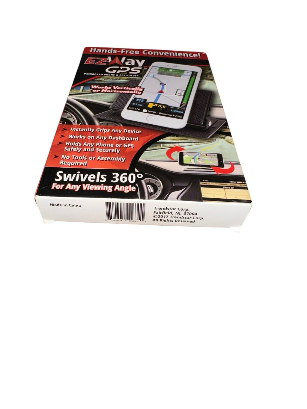 New GPS Dashboard Phone GPS Holder Clip Attachment Mount As Seen on TV EZ Way