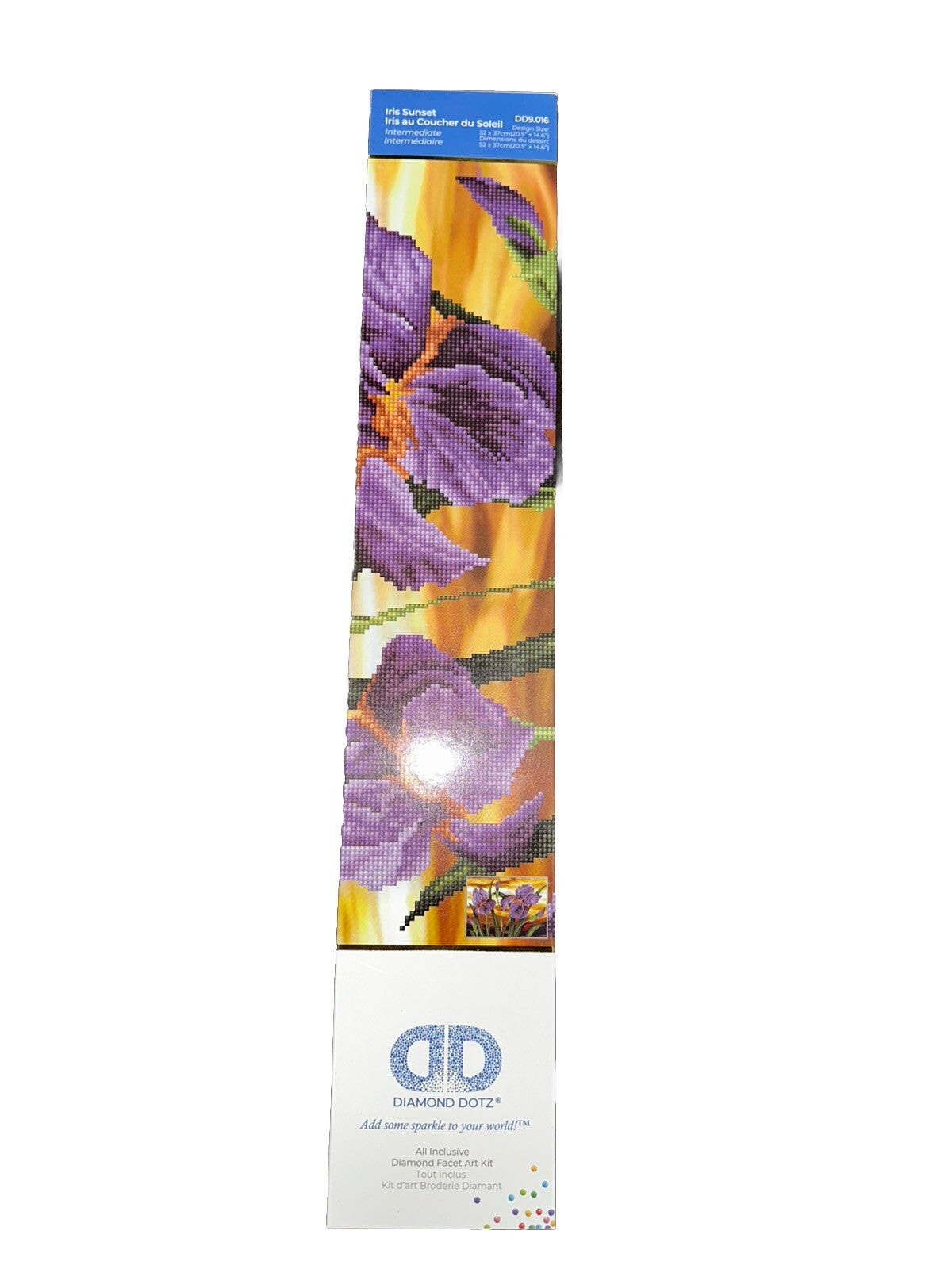 Diamond Dotz Diamond Painting Kit: Iris Sunset New