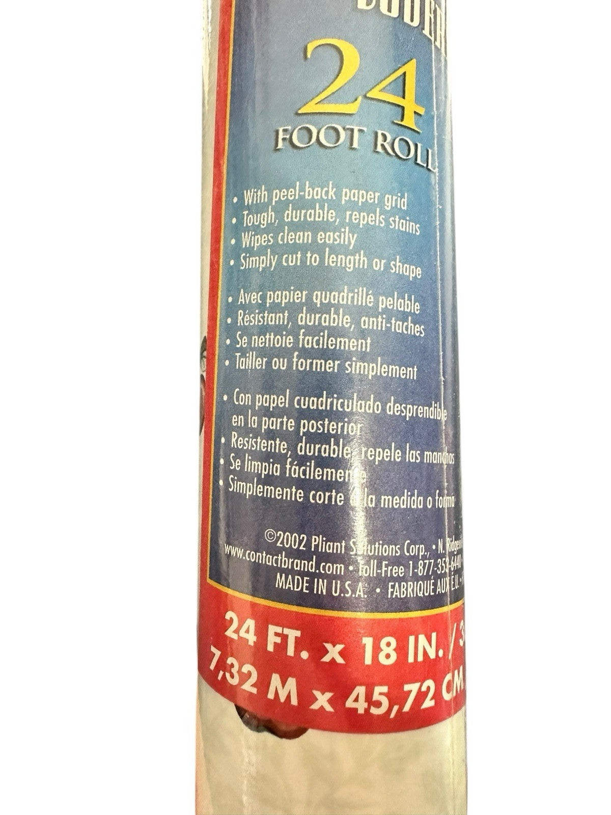 Con-Tact Self Adhesive Decorative Contact Paper Apple Dapple Print 24’ 2002 New