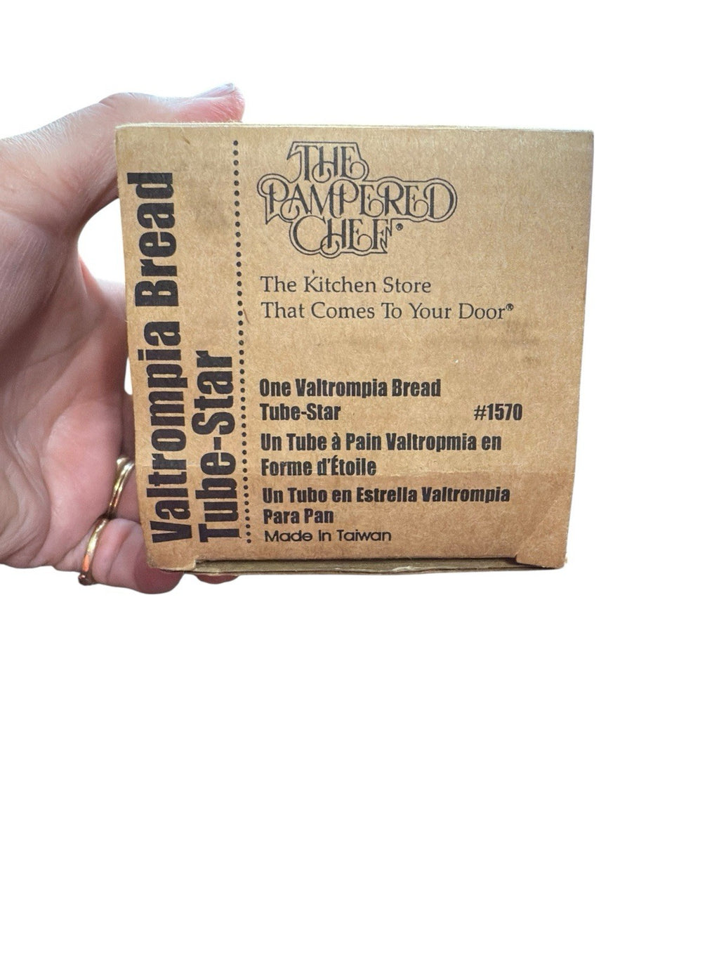 Bread Tube Star of David Shaped Valtrompia #1570 Pampered Chef New