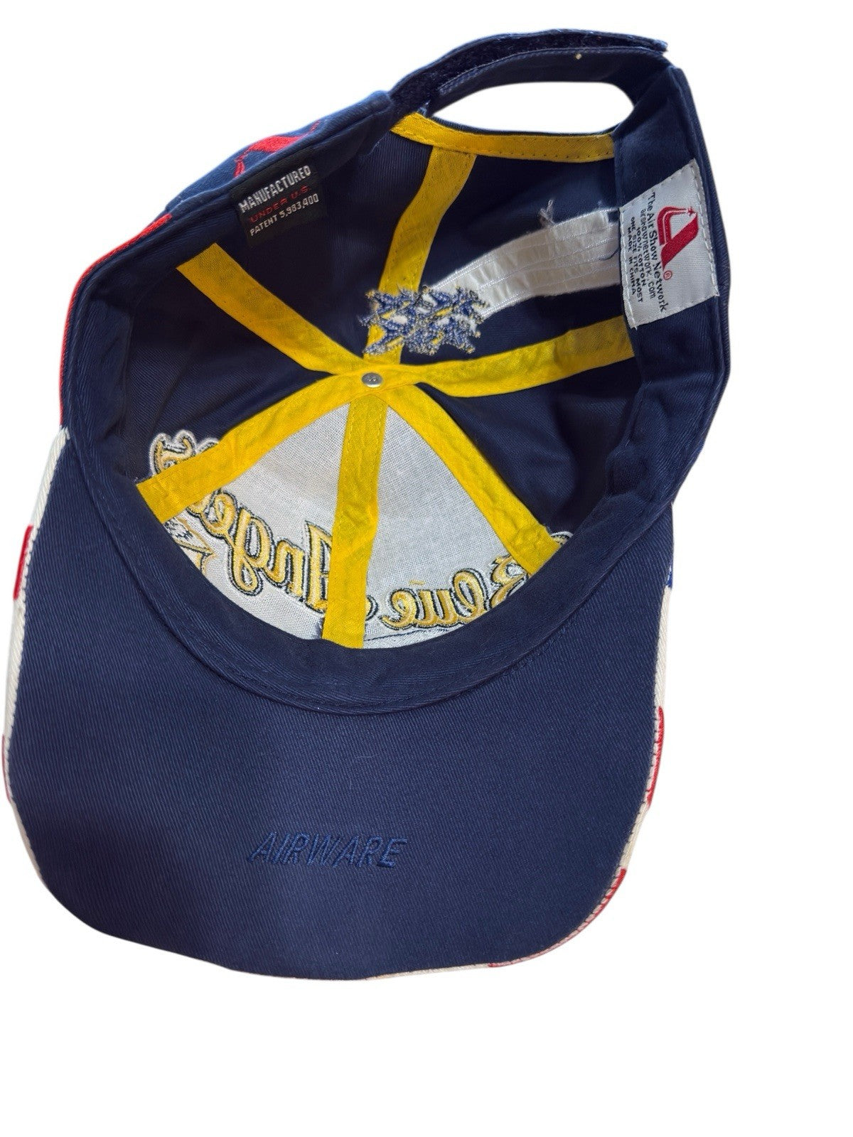 Blue Angels Hat Cap Airware United States US Navy USA FLAG Fly Military OSFM