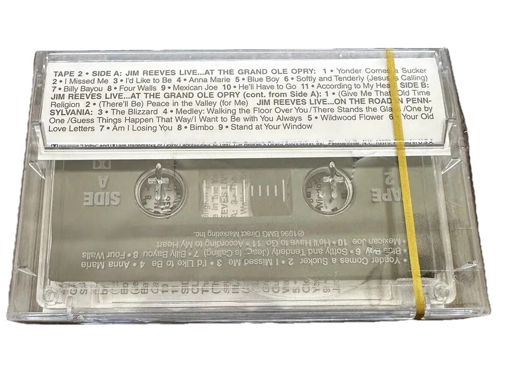 Cassette Tape Collector's Edition Velvet Voice Jim Reeves His Greatest Hits