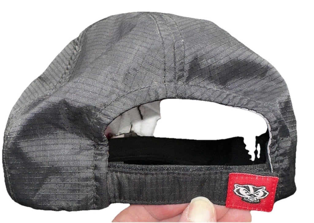 Wisconsin Badgers Mens Baseball Hat Strapback Cap Red NCAA Football College