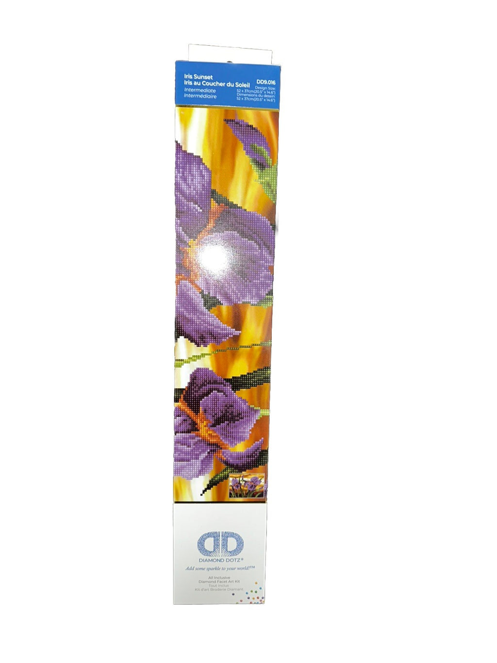 Diamond Dotz Diamond Painting Kit: Iris Sunset New