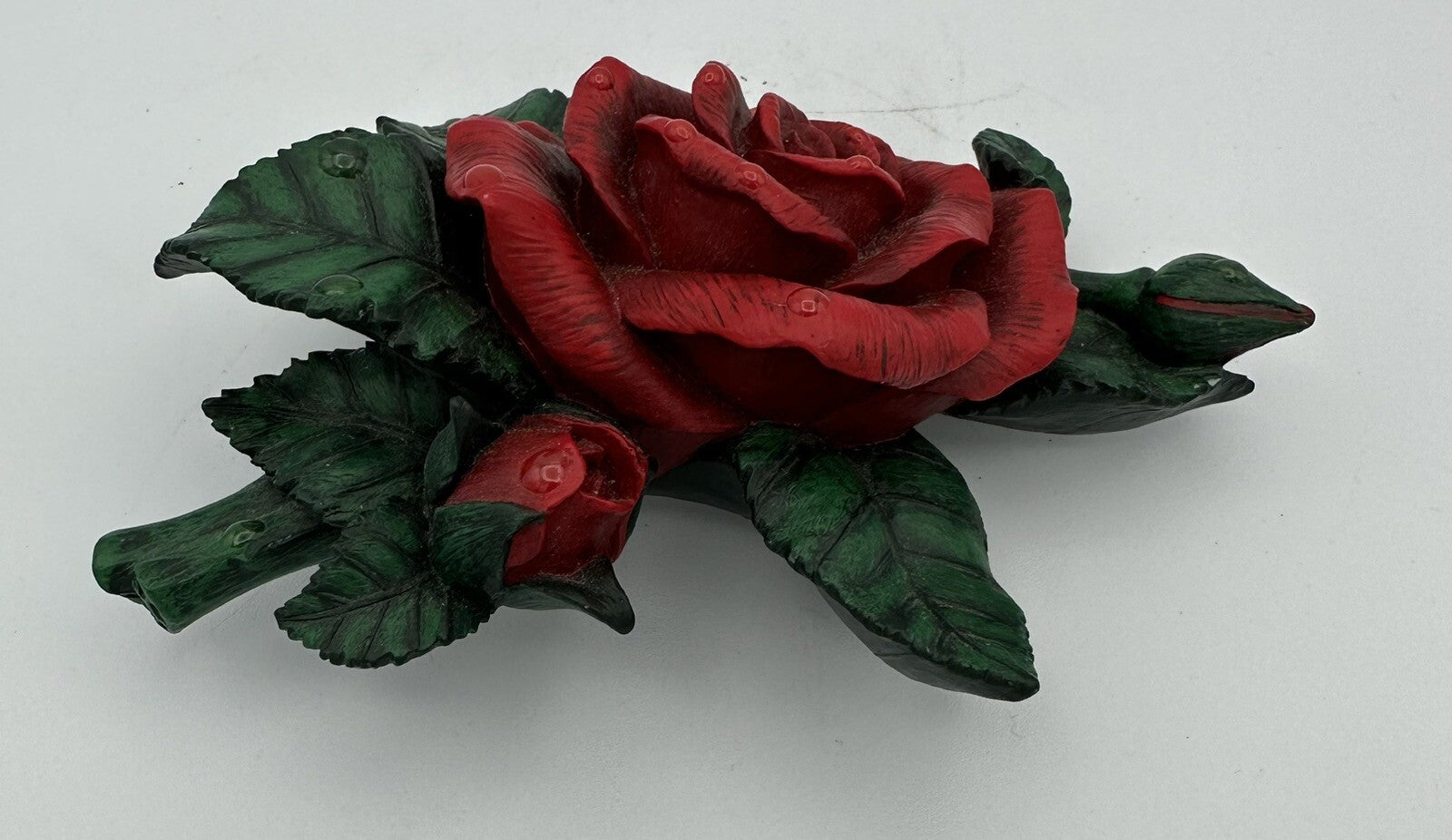 Casket Rose Red Painted Resin Batesville Co. Life Symbols 2006