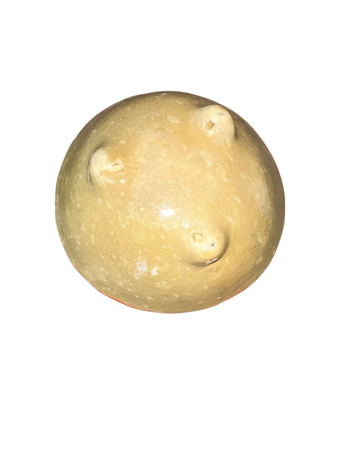 Bowl Fruit 3 Footed Hand Painted Pottery New Vintage