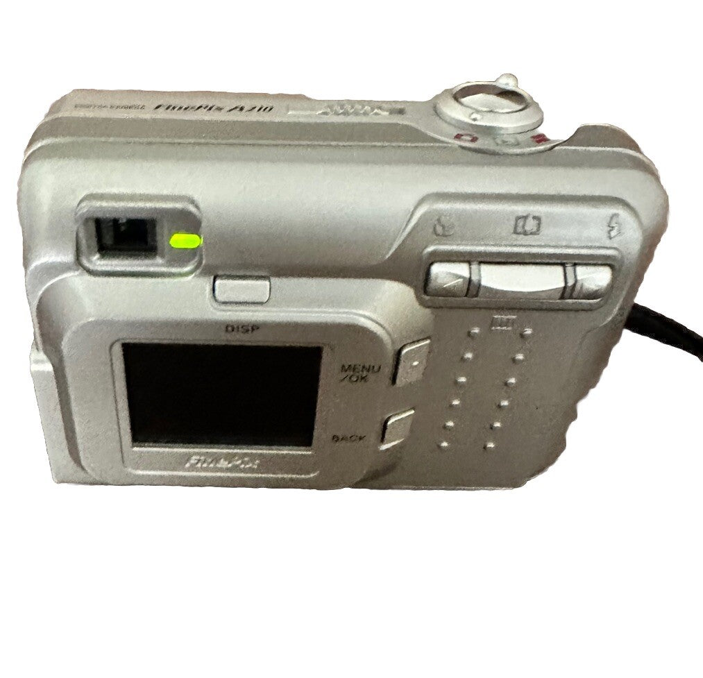 Camera Digital Fujifilm FinePix A Series A205 2.0MP Silver Tested Works