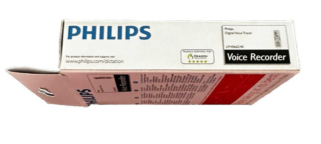 Digital Voice Tracer MP3 Recorder LFH0662/40 New/Tested/Open Box Philips