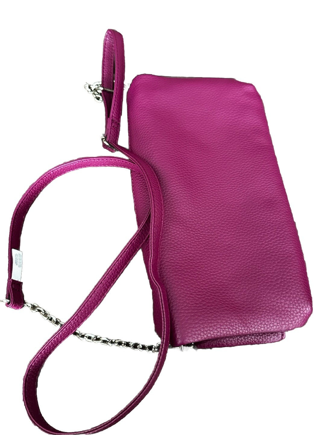 Clutch In Crushed Berry Pebble Preowned Thirty-One Forever Fold Over