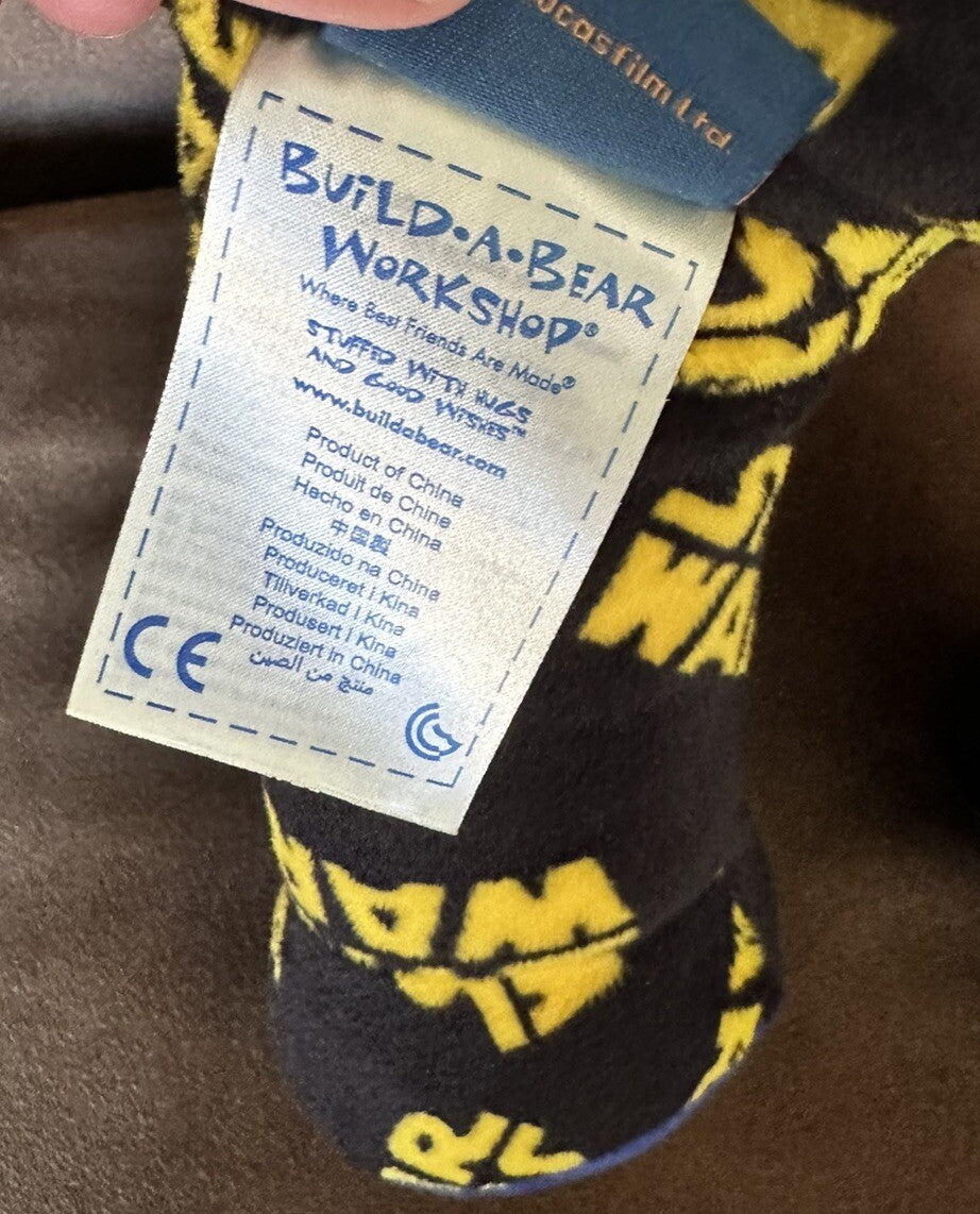 Build A Bear Star Wars Logo Stuffed Teddy Bear Plush 17" BAB Disney Collectible