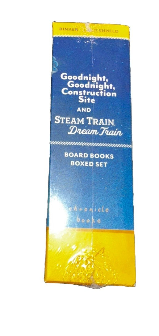 Books Goodnight, Goodnight, Construction Site and Steam Train Dream Train Board