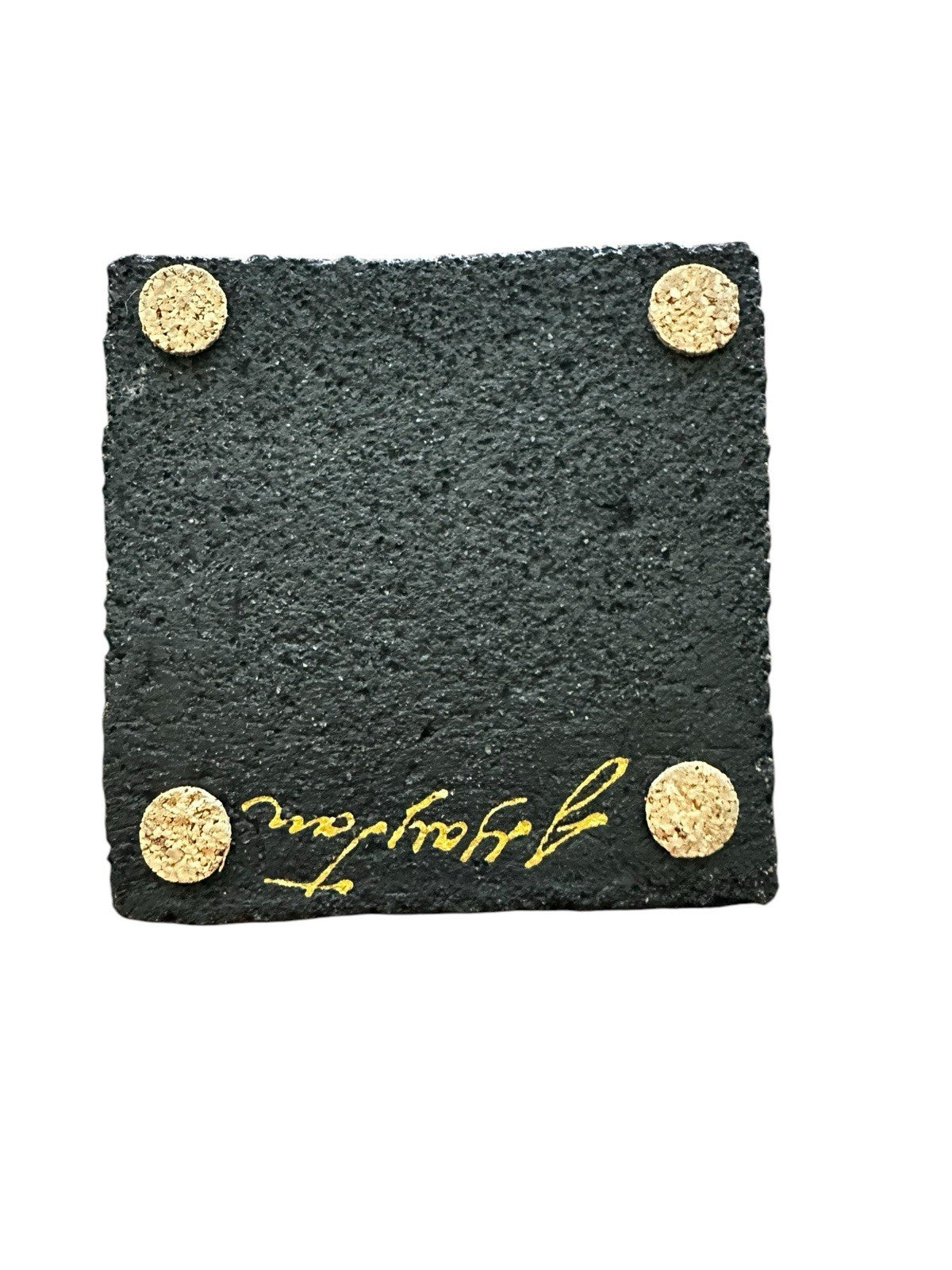 Coasters Ben Diller & J Yaytan Hawaii Heavy Lava Texture Signed Set Of 3