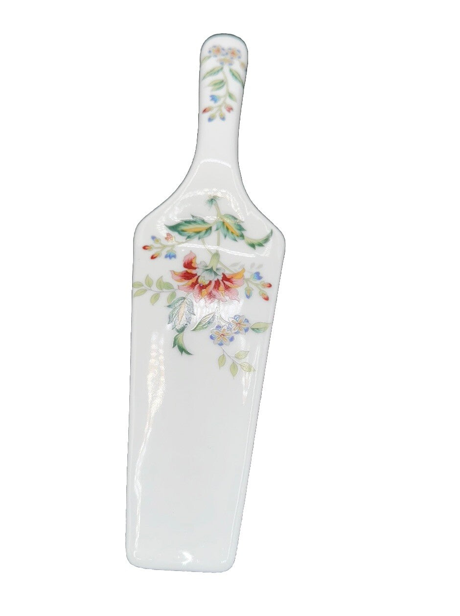 Cake Server Andrea By Sadek Floral Porcelain Vintage