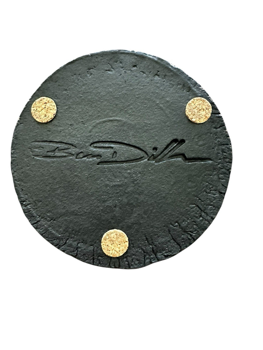 Coasters Ben Diller & J Yaytan Hawaii Heavy Lava Texture Signed Set Of 3