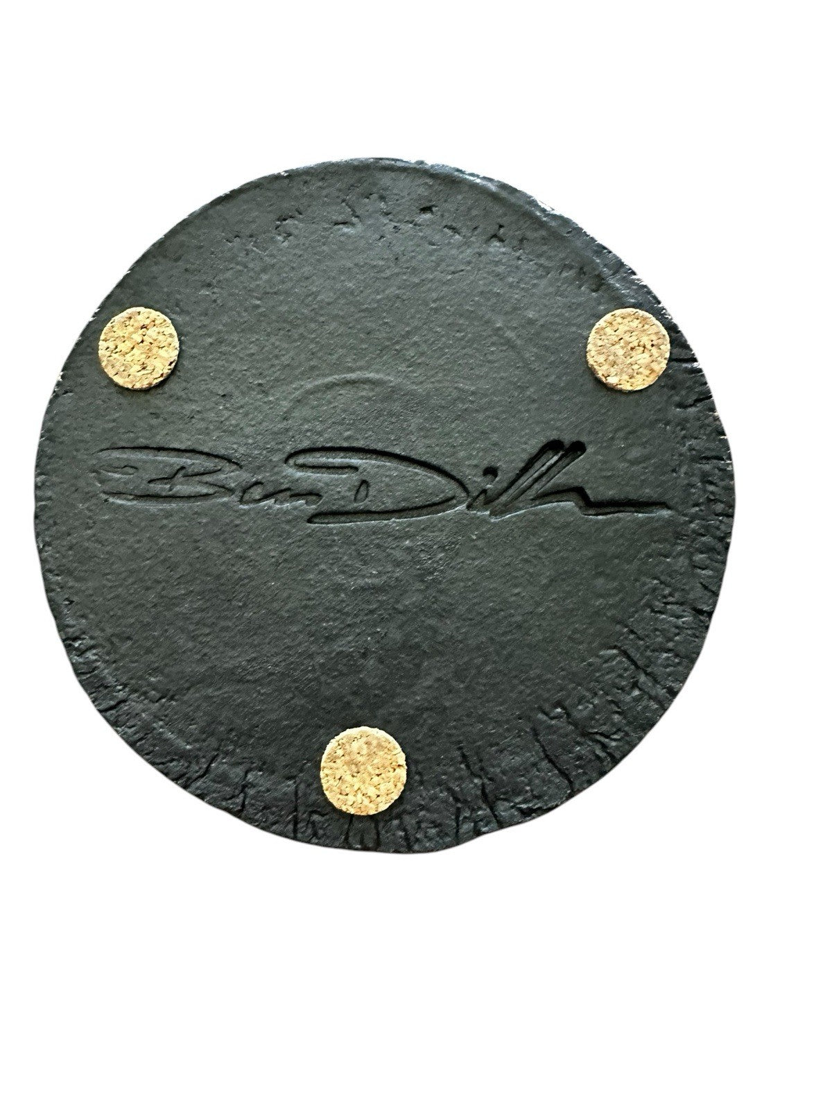 Coasters Ben Diller & J Yaytan Hawaii Heavy Lava Texture Signed Set Of 3