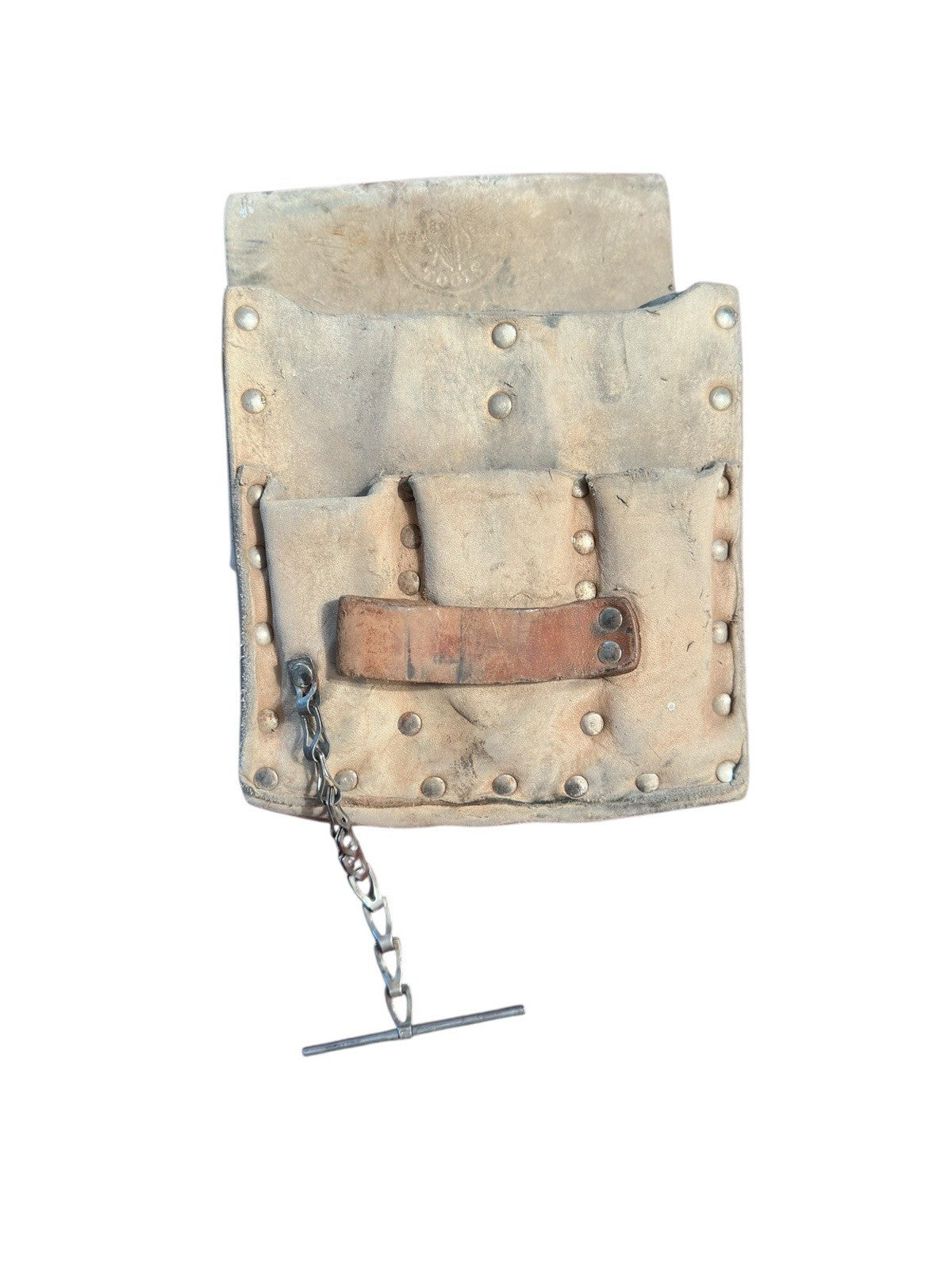 Electricians Tool Belt Pouch 5166 Rugged Durable Klein Tools Leather Vintage
