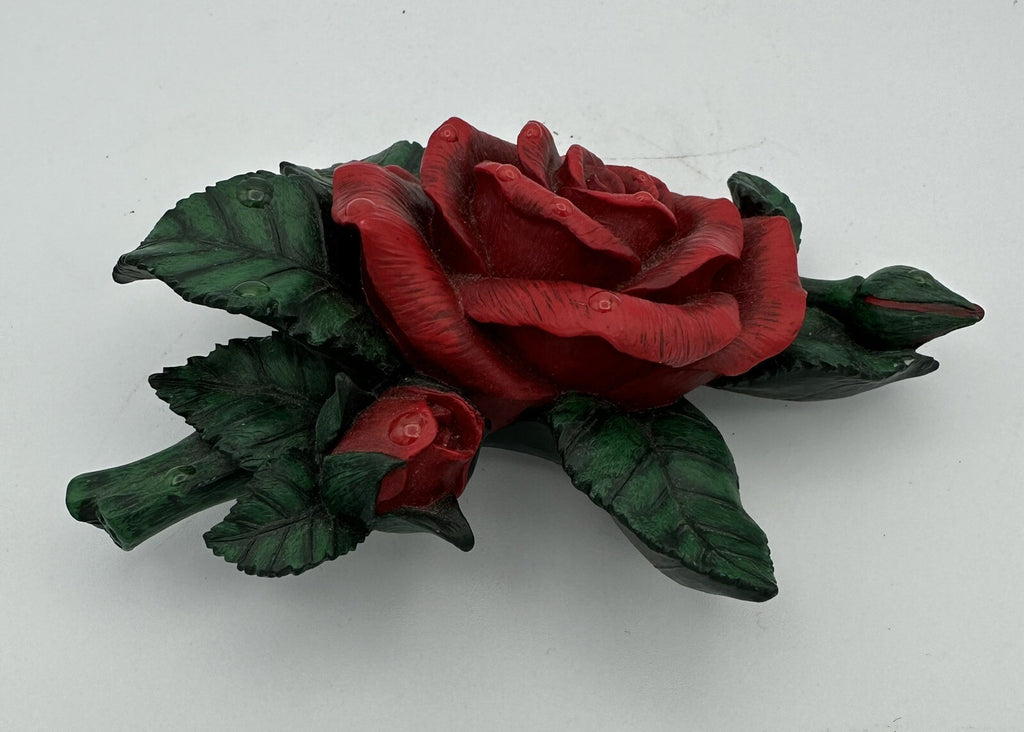 Casket Rose Red Painted Resin Batesville Co. Life Symbols 2006