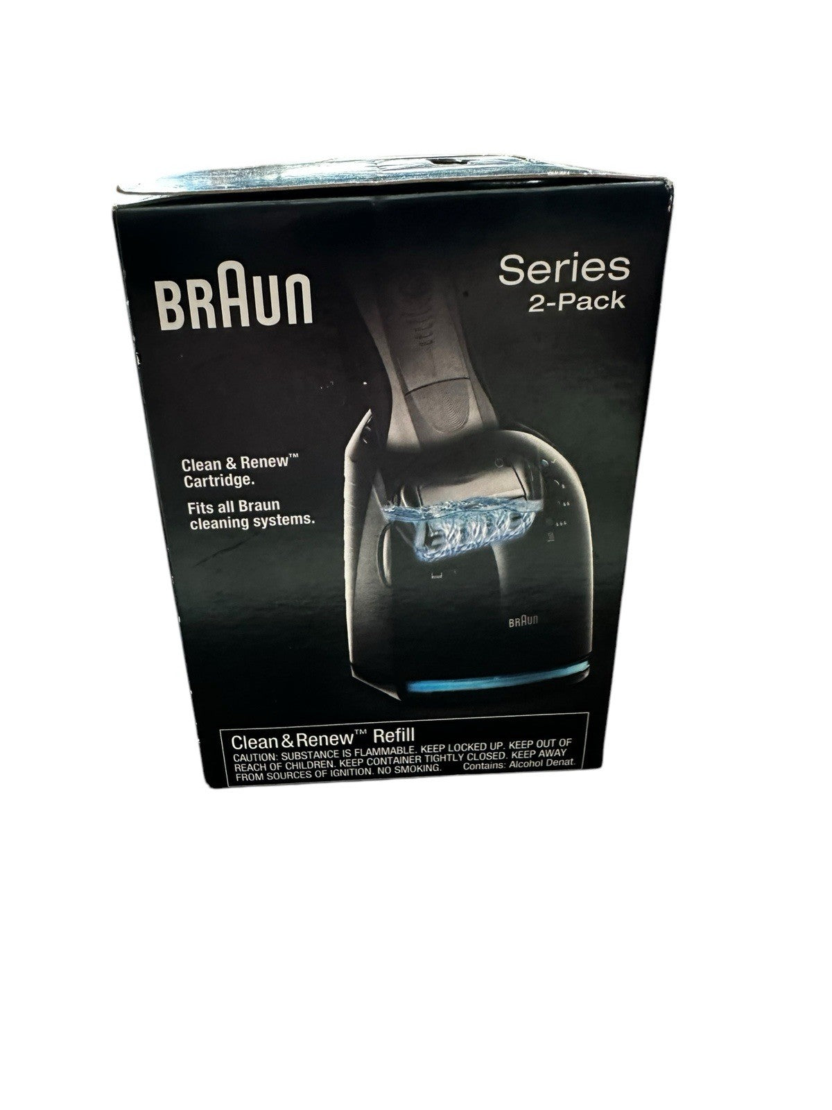 Braun Smartcare Clean Renew 2 Cartridges Refreshes Cleaning Fluid Refill New