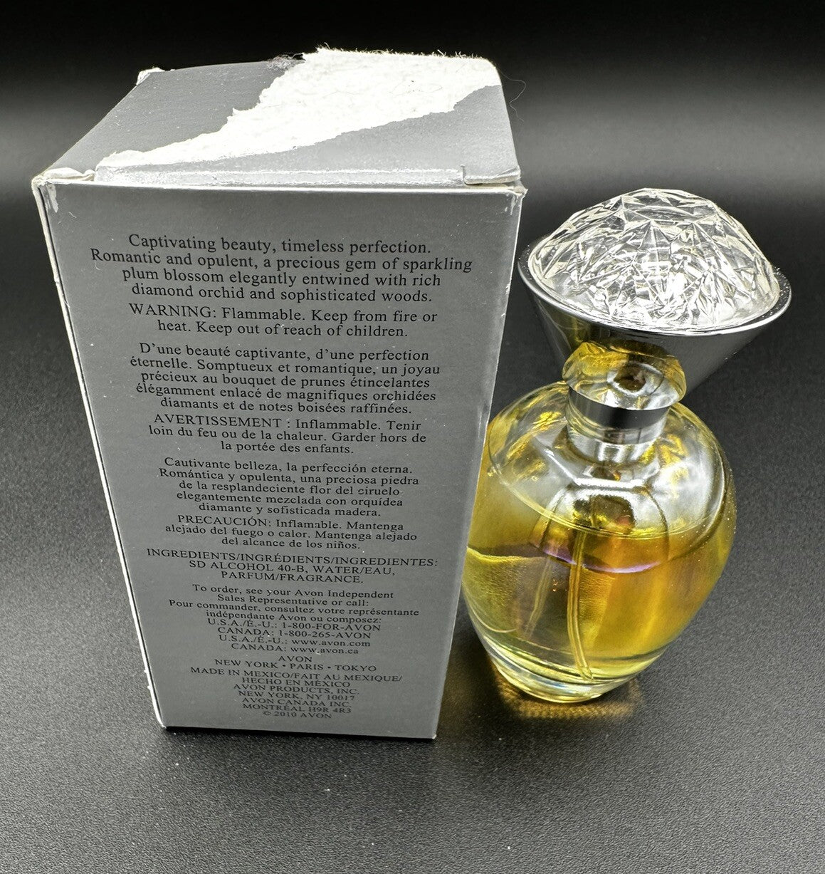 Diamonds 2010 Version Eau De Parfum Spray 1.7 Oz / 50 ml Avon Rare New