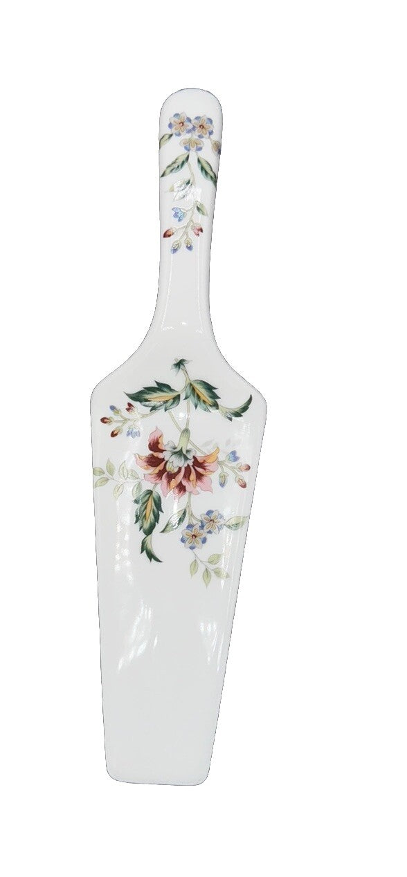 Cake Server Andrea By Sadek Floral Porcelain Vintage