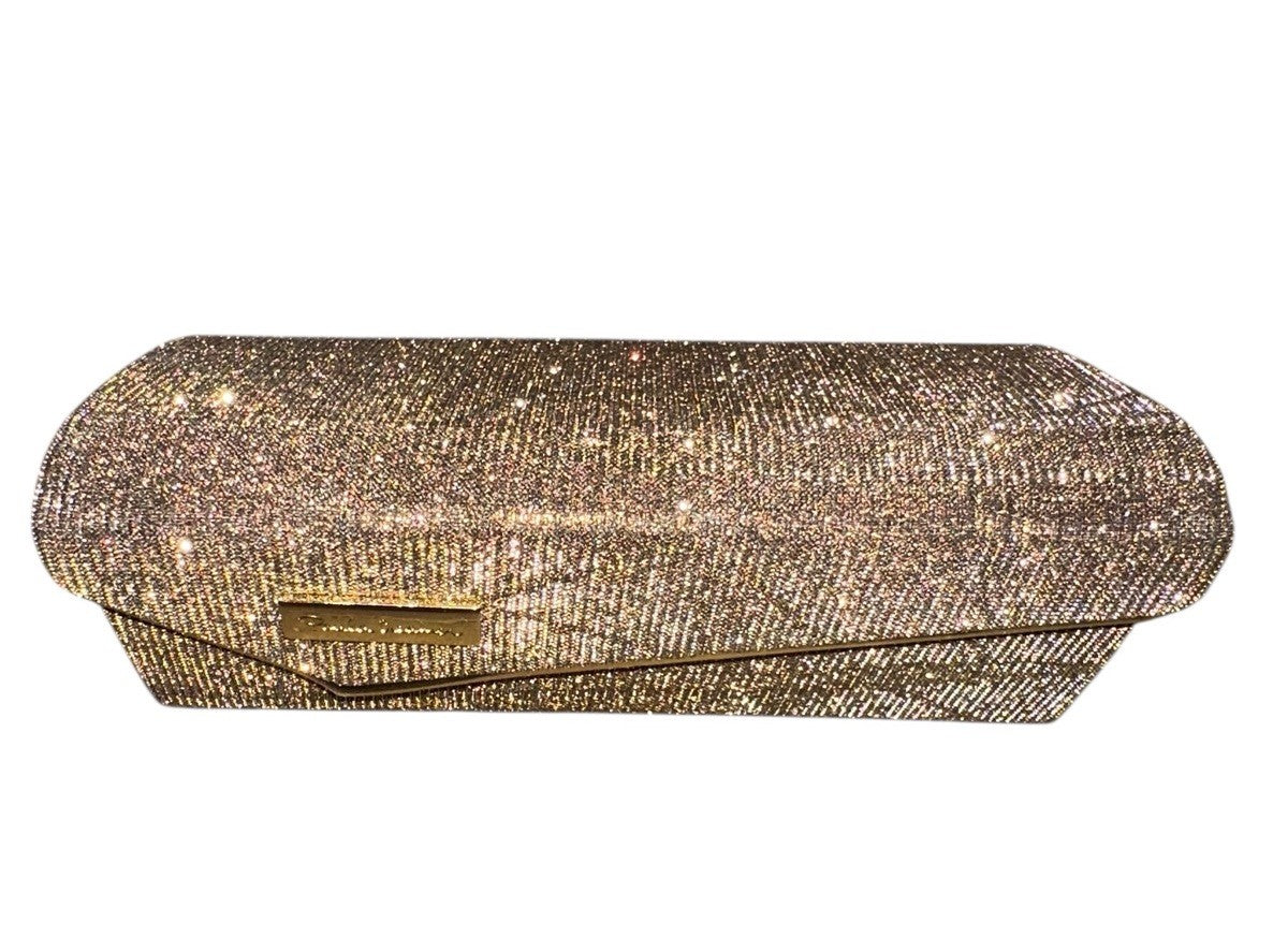 Case Sunglasses Eyewear ONLY Gold Glitter Paula Creamer Collection Golfer