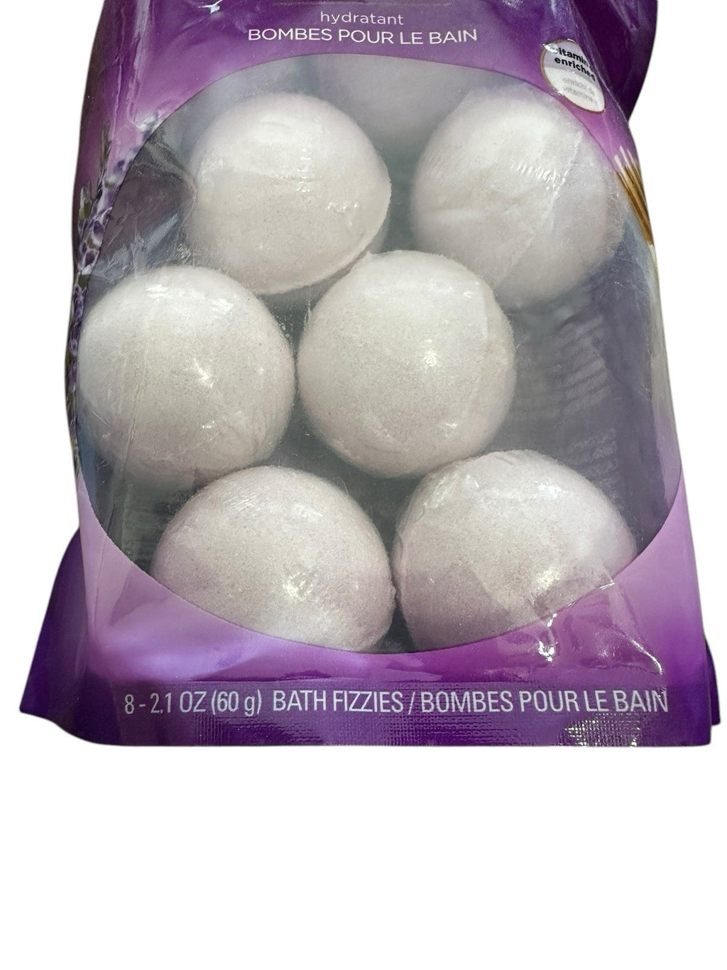 Bath Fizzies Bombs Lavender & Honey 8 Count Discontinued Calgon Moisturizing New