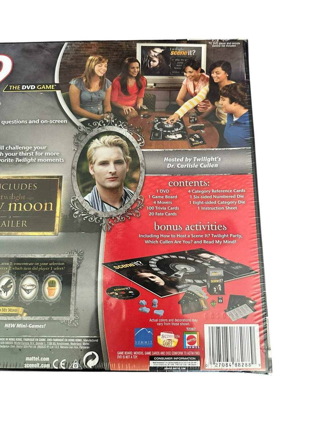 Board Game The DVD Twilight Scene It? Game Mattel 2009 New
