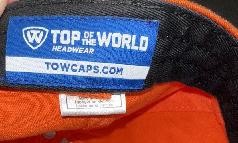 Baseball Hat Cap Top of the World Men's OS Oregon State Beavers Orange Preowned