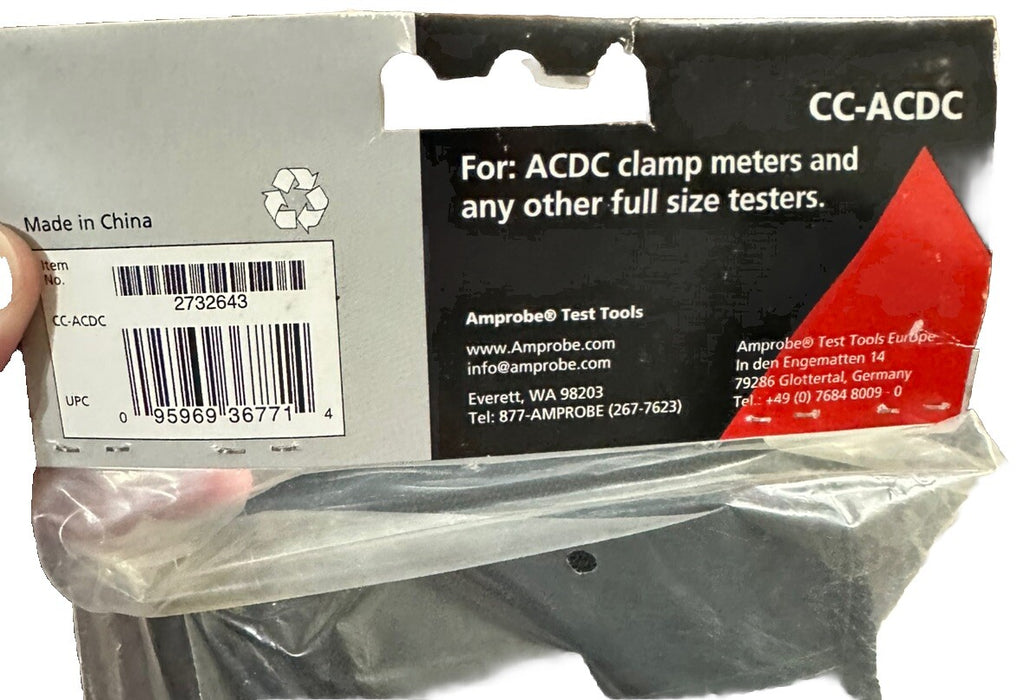 Carrying Case For Meter & Test Leads  Amprobe 2732643 CC-ACDC Protective New