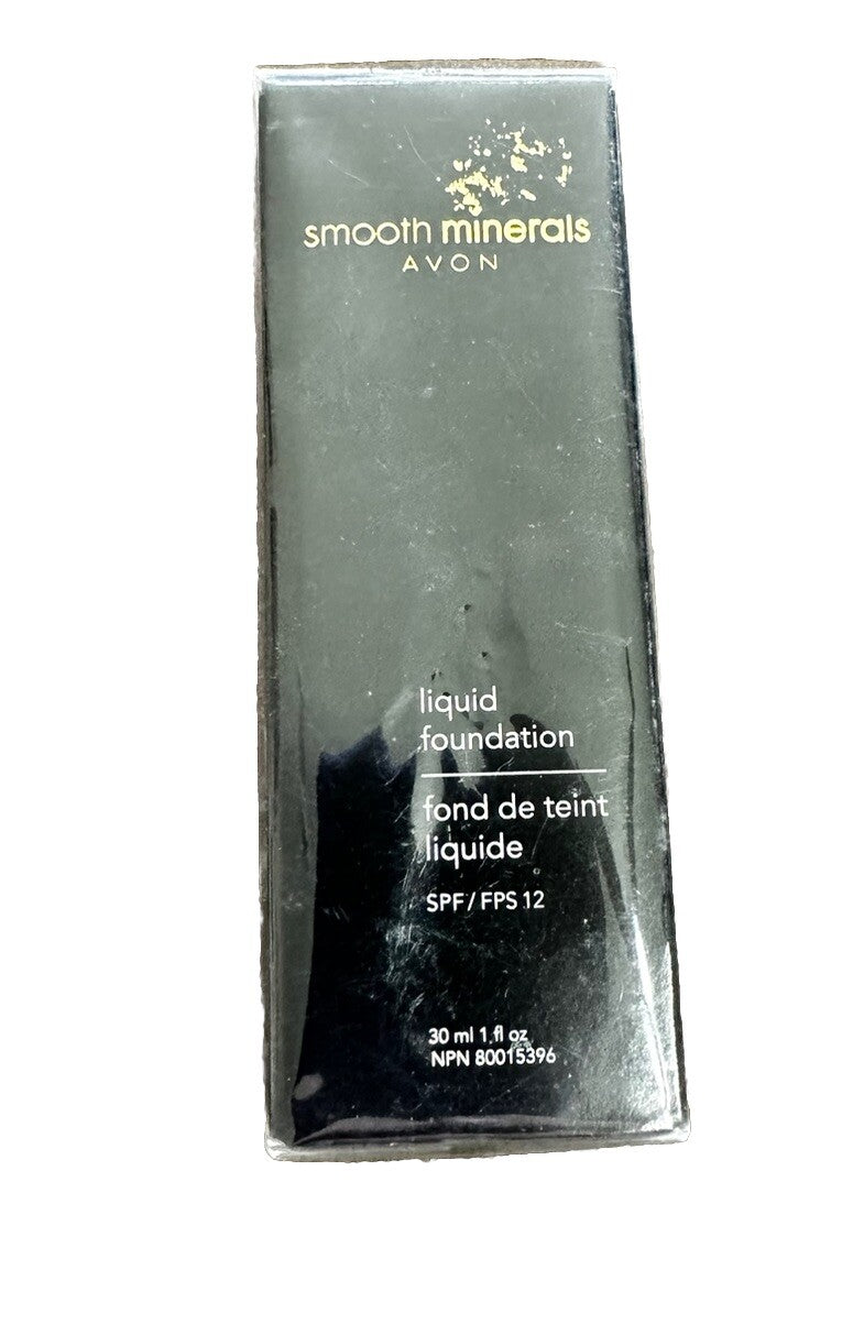 Avon Smooth Minerals Liquid Foundation D201 Medium Beige Discontinued
