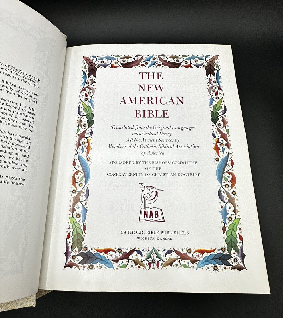 Bible Edition Catholic New American Preowned Vintage