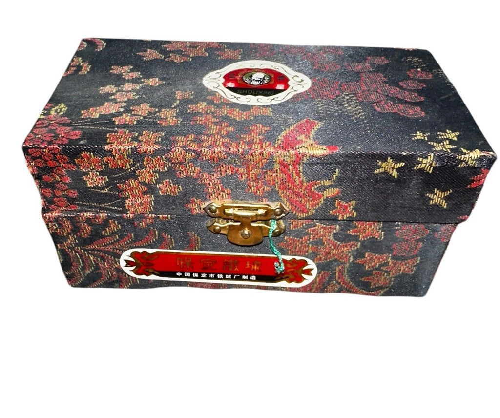 Balls Chinese Baoding Mediation Musical Neon Chrome Stress With Case Vintage