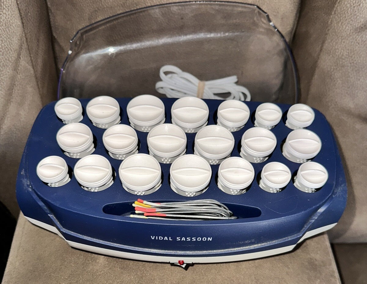 20 Roller W/ Clips Hairsetter Pageant Vidal Sassoon VS372 Fast Heat Professional