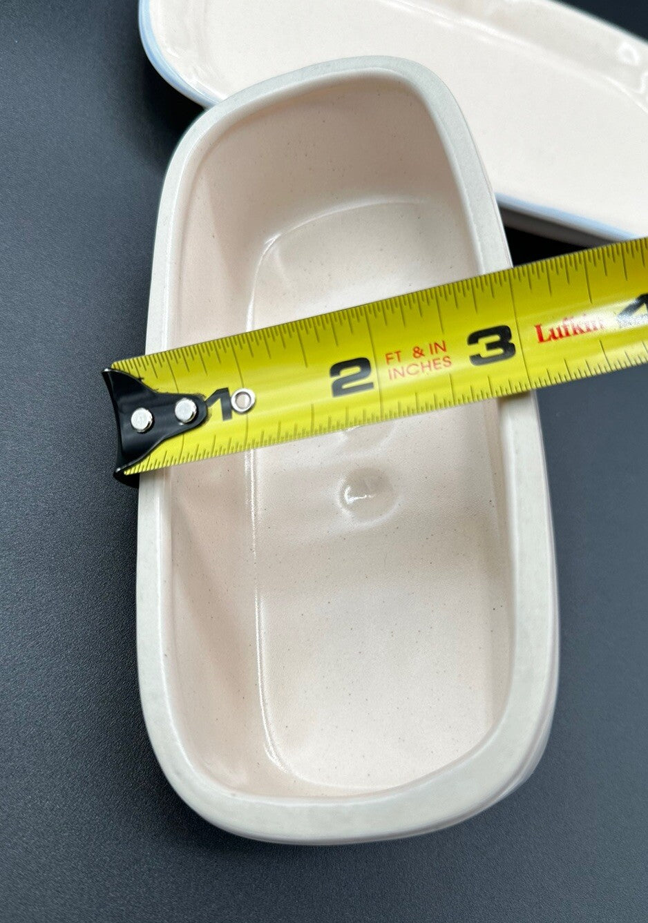 Butter Dish Heartland International Stoneware Covered Chicken Farm Scene Vintage