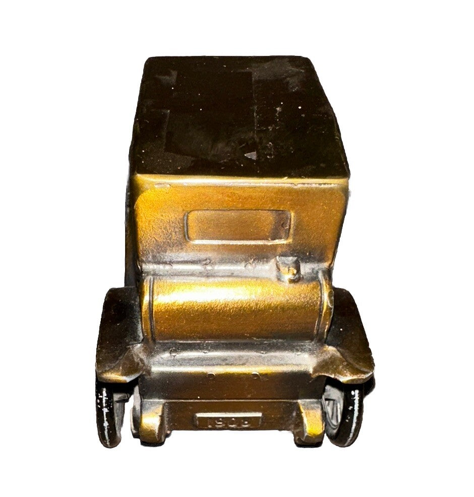 Coin Bank 1908 Buick Brass Metal 1974 Banthrico Car Vintage