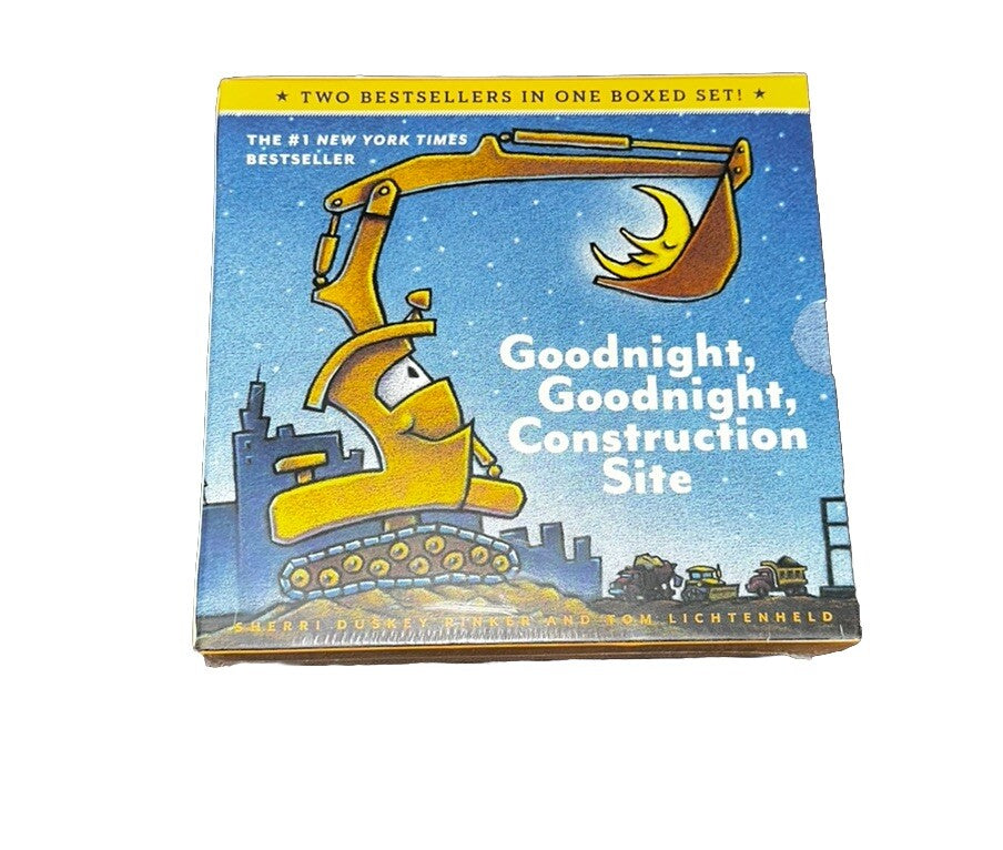 Books Goodnight, Goodnight, Construction Site and Steam Train Dream Train Board