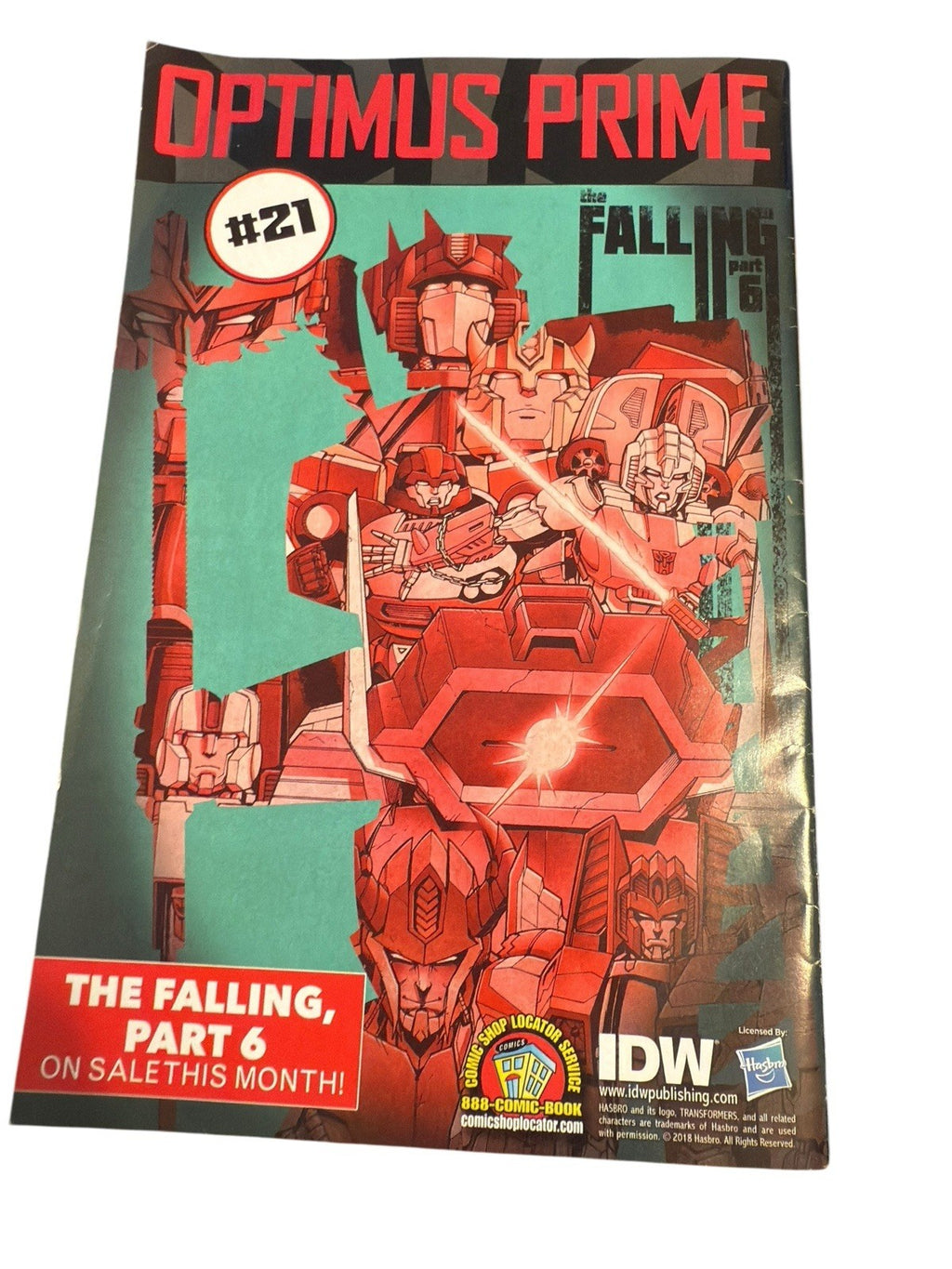 Comic Transformers Unicron No.1 July 2018 First Printing IDW Preowned