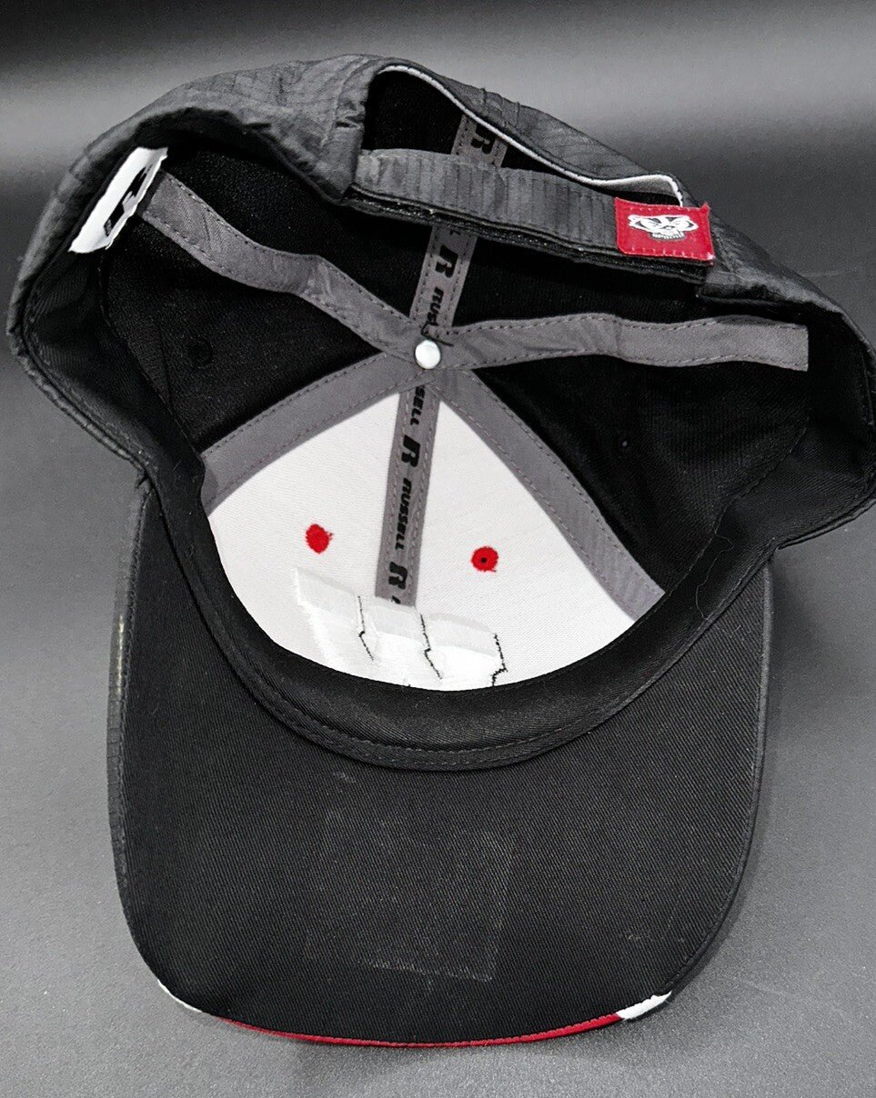 Wisconsin Badgers Mens Baseball Hat Strapback Cap Red NCAA Football College