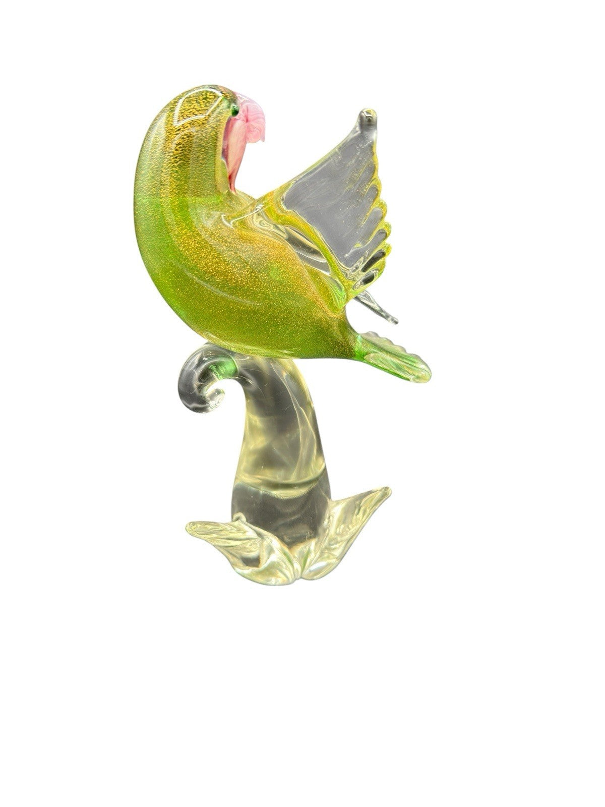 Bird of Paradise Venice Italy 1970s Murano glass Vetro Di Murano Formia Vintage