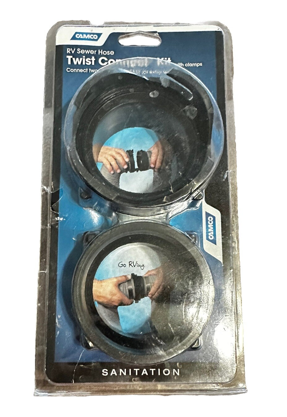 RV Sewer Hose Twist Connect Kit 39543 Camco New
