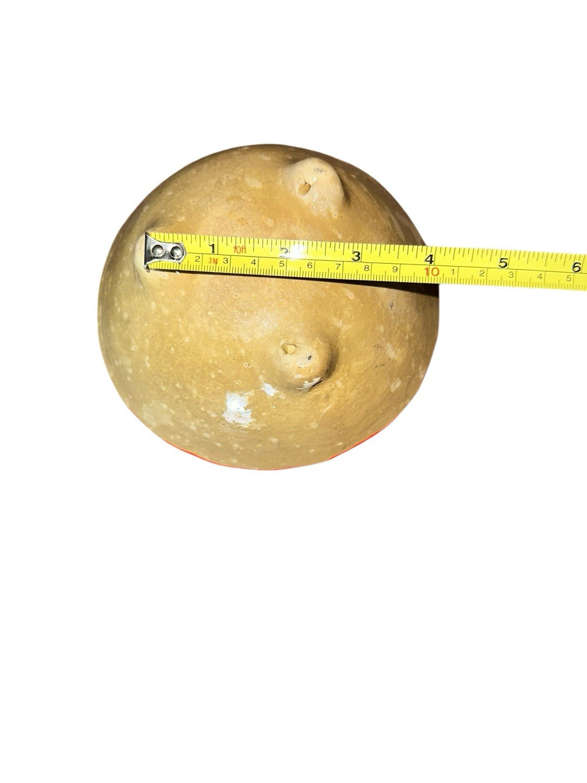 Bowl Fruit 3 Footed Hand Painted Pottery New Vintage